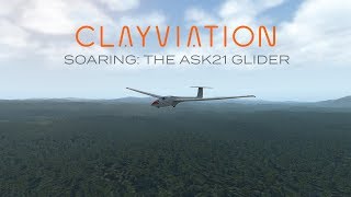 XPlane 11 Soaring With The ASK21 Glider [upl. by Deragon537]