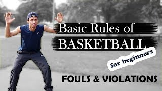 Basic rules of Basketball Fouls amp Violations [upl. by Ornie]