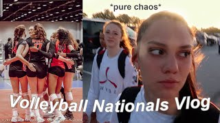 AAU VOLLEYBALL Nationals Vlog PURE CHAOS [upl. by Poppy40]