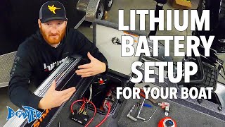 How To Set Up Dakota Lithium Batteries For Fishing Electronics In Your Boat [upl. by Rennie]