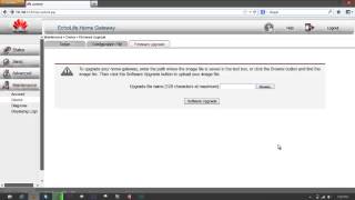 How to Upgrade Firmware  Huawei EchoLife HG521 ModemRouter [upl. by Nnil496]