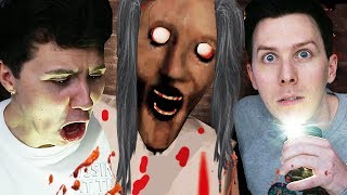 SPOOKY WEEK BEGINS Dan and Phil Play GRANNY [upl. by Novoj]