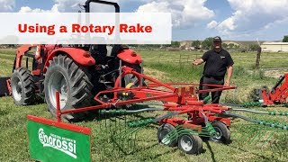 All About the Enorossi Rotary Rake  Demo [upl. by Ri]