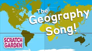 The Geography Song  Globe vs Map Song  Scratch Garden [upl. by Hareema422]