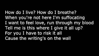 Sam Smith  Writing on The Wall Lyrics [upl. by Shorter]