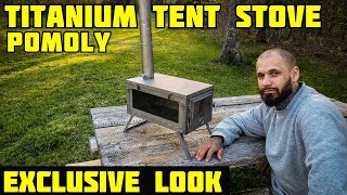 Titanium Tent Stove For Winter Camping [upl. by Schuh]