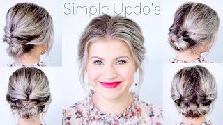 Simple Elegant Updo Hairstyles For Medium Length Hair  Milabu [upl. by Merriott953]