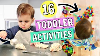 16 Toddler Activities You Can Do at Home  12 year olds [upl. by Madeleine]