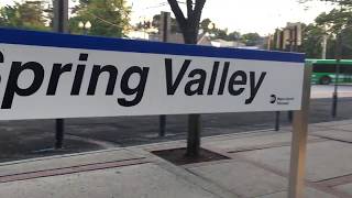 NJT Pascack Valley Line NJ Transit Trains Begin and End Service at Spring Valley Station [upl. by Durning]