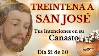 🔴🧺DÍA 21  TREINTENA A SAN JOSÉ🪵 CANASTO DE SAN JOSÉ [upl. by Seidel604]