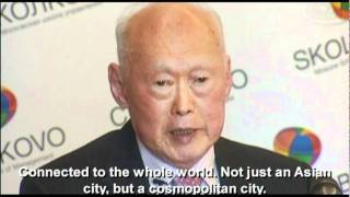 Lee Kuan Yew Meeting SKOLKOVO students [upl. by Aikahc]