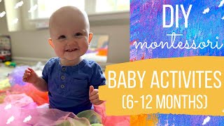 DIY Baby Activities 612 months  Montessori Monday [upl. by Maidel]