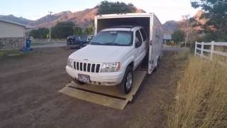 Enclosed Car Trailer Winch Install [upl. by Magdalen498]