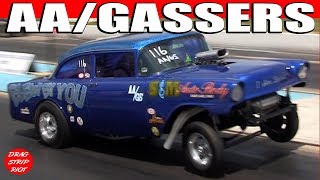 Ohio Outlaw AA Gassers Nostalgia Drag Racing [upl. by Narrat]