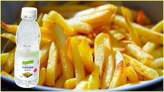 L’astuce au vinaigre pour préparer des frites croustillantes [upl. by Traweek489]