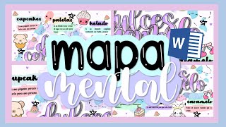 Mapa Mental Bonito en WordFernanda🌺 [upl. by Ajaj]