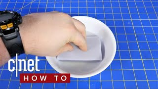 Make your own Magic Erasers for less CNET How To [upl. by Cid256]