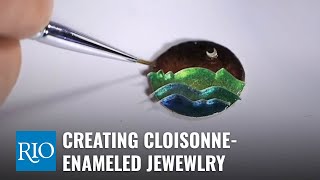 Creating CloisonneEnameled Jewelry with Ricky Frank [upl. by Acinomal167]