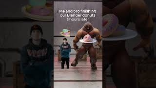 My Donut Vs Blender Gurus [upl. by Dami566]