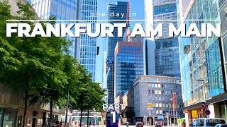 ONE DAY IN FRANKFURT AM MAIN GERMANY PART 1  4K  TimeLapseTour through an amazing city [upl. by Airdnua519]