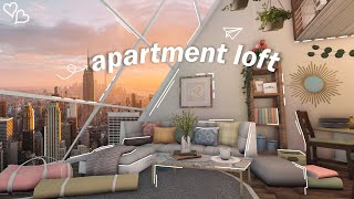 Bloxburg Apartment Loft  Speedbuild No Transform Gamepass [upl. by Nawiat]