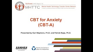 Brief Behavioral Skills CBT for Anxiety CBTA [upl. by Garold749]