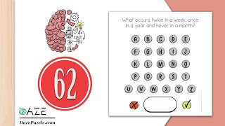 Brain Test Level 62 Walkthrough [upl. by Crain]