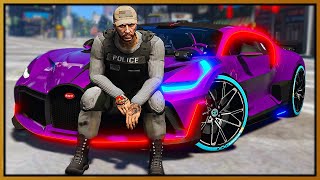 GTA 5 Roleplay  I BECOME HIGH SPEED BUGATTI DIVO COP UNIT  RedlineRP [upl. by Cassidy]