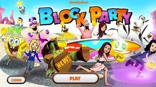 Nickelodeon Block Party Party Game Playthrough Gameplay [upl. by Aruasor]