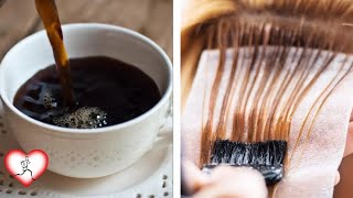 Cómo Teñir el Cabello Naturalmente con Café [upl. by Rorie]