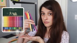 FABER CASTELL POLYCHROMOS COLORED PENCILS REVIEW  THE SHORT VERSION [upl. by Auqinahc]