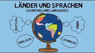 Länder und Sprachen  Countries and Languages in German  Start Deutsch A1  Wortschatz  NetzwerkA1 [upl. by Atteirneh357]