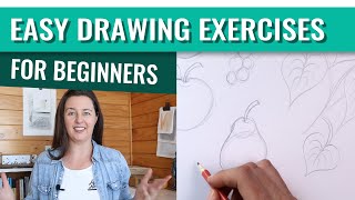 Easy Drawing Exercises for Beginners [upl. by Rolandson]