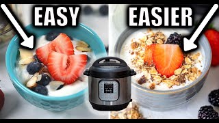 Instant Pot Yogurt 2 Ways EVERYTHING YOU NEED TO KNOW [upl. by Dlopoel]