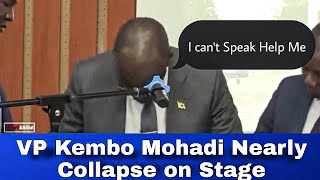 Breaking 😳 Kembo Mohadi Nearly Collapse on Stage [upl. by Hopper]