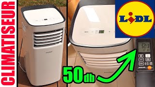 Climatiseur LIDL COMFEE mobile 7000 BTU silencieux canicule air conditioner Klimaanlage [upl. by Nickles]