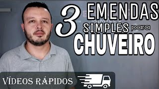 COMO FAZER EMENDA NO CHUVEIRO  EMENDA DE CABOS [upl. by Joscelin630]