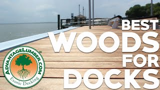 Best Wood for Boat Docks [upl. by Araeit]