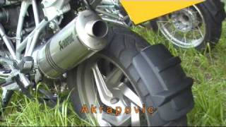 BMW R1200GS Akrapovic vs Leo Vince [upl. by Patience]