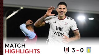 Fulham 30 Aston Villa  Premier League Highlights  Back To Winning Ways [upl. by Aicilic]