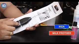 IKEA MILK FROTHER Review amp Battery Installation [upl. by Aneehta]