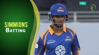 Match 2 Karachi Kings vs Lahore Qalandars  Lendl Simmons Innings [upl. by Tireb524]