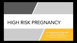 High risk pregnancy [upl. by Akener]