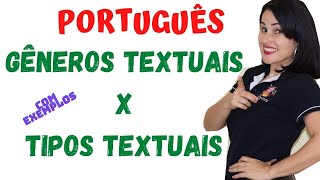 DIFERENÇA ENTRE GÊNERO E TIPO TEXTUAL [upl. by Darnoc]