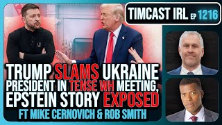 Trump SLAMS Ukraine President In TENSE WH Meeting The War MAY END w Rob Smith  Timcast IRL [upl. by Hooper]