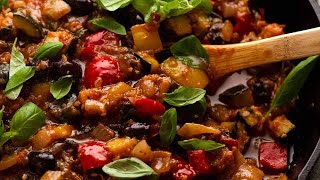 Ratatouille French Provencal Vegetable Stew  Side [upl. by Yuji]