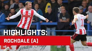 Highlights Rochdale v Sunderland [upl. by Lasko]