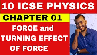 Class 10 ICSE Physics Chapter 1  Force and Moment Of Force  Centre of Gravity  Circular motion [upl. by Tammie]