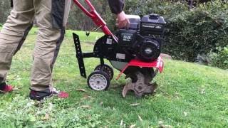 SOLD  MTD Yard Machines 5HP OHV Briggs amp Stratton Cultivator Tiller Rotary Hoe [upl. by Padget]