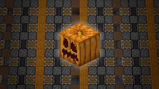 Most Efficient Pumpkin Farm pumpkinsstemvolume  Minecraft 112 [upl. by Drucilla880]